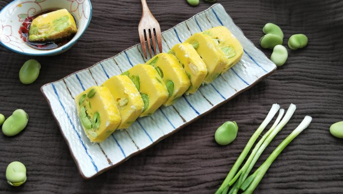 鲜蚕豆米鸡蛋“烧”（2018，蚕豆的最网红吃法）