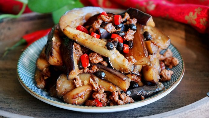 豆豉肉末茄子