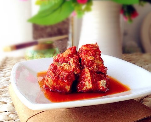 稀饭必备----自制健康麻辣豆腐乳
