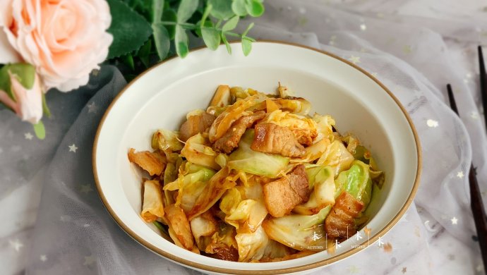 油腐乳包菜炒肉