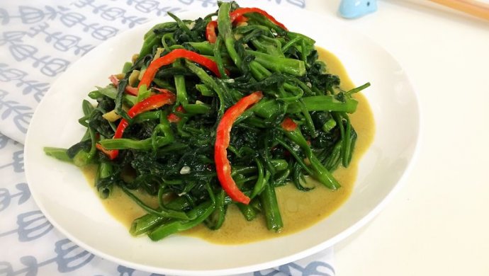 椒丝腐乳空心菜