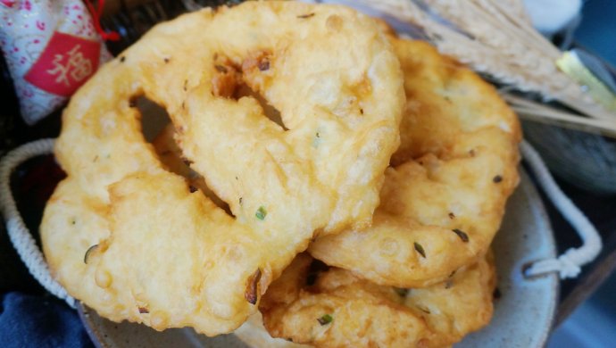 炸葱油饼