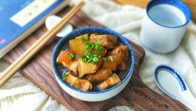 油豆腐冬瓜烧肉