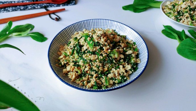 油蛋油菜油豆腐