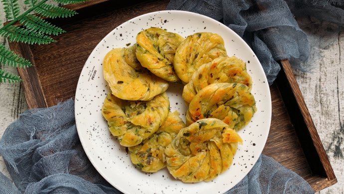 饺子皮葱油饼