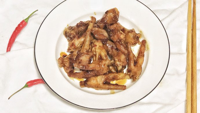 豆瓣酱蒸凤爪（带川味儿粤菜）