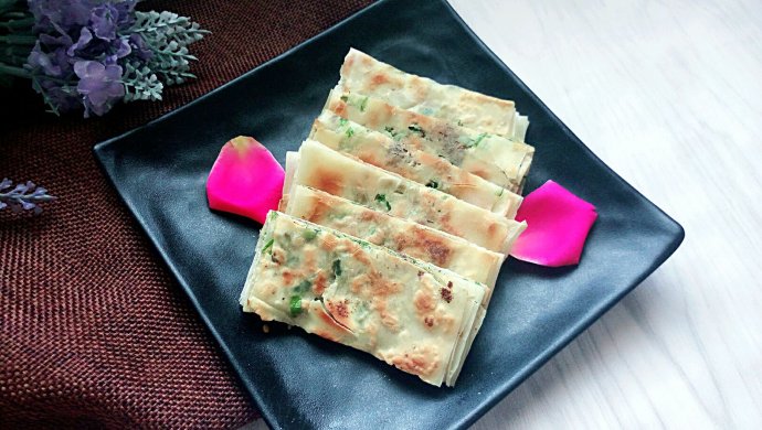 迷你葱油饼(馄饨皮版)