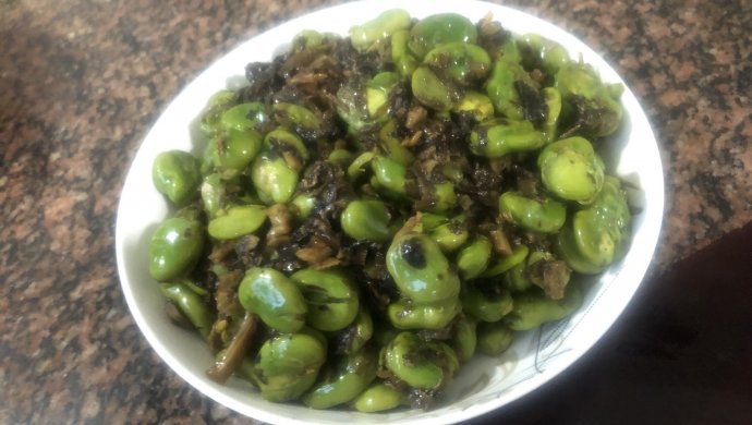 蚕豆炒酸菜