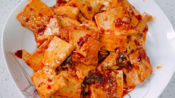 最下饭最简易版红油豆腐