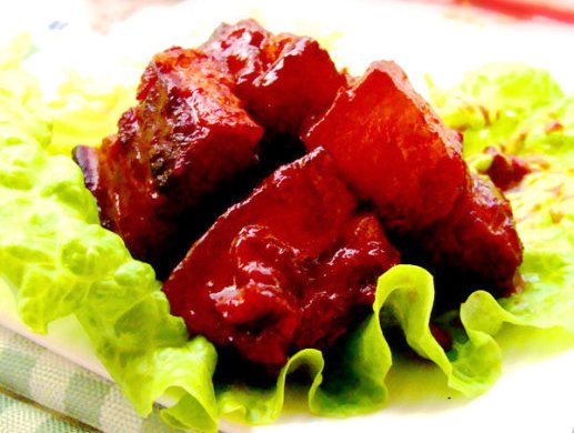 玫瑰腐乳红烧肉