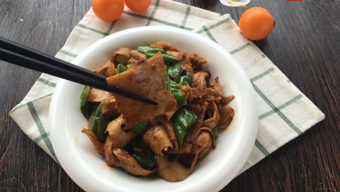 香辣豆豉炒面筋