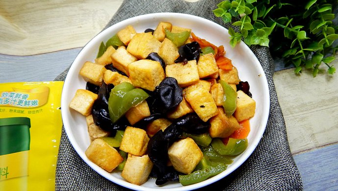 耗油豆腐块