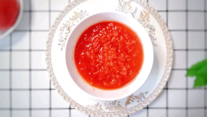 开胃小能手~自制番茄酱：宝宝辅食营养食谱菜谱
