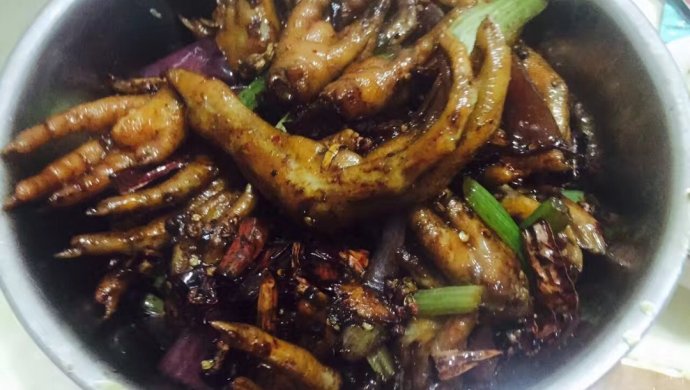 干锅抓钱鸡爪（年夜饭）加菜