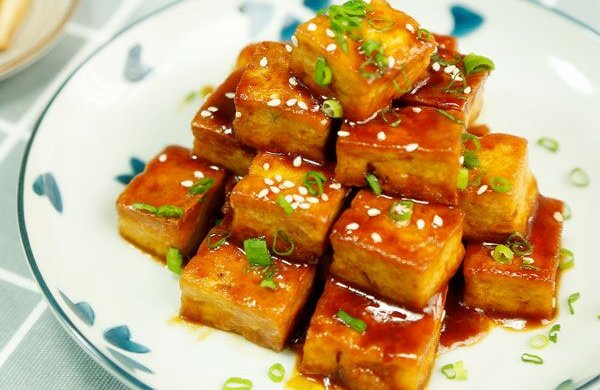 糖醋脆皮豆腐丨老豆腐煎一煎 好吃飞上天【微体兔菜谱】
