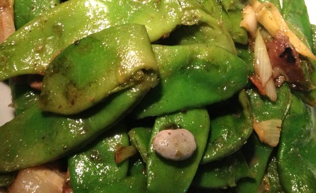 东北油豆角炒五花肉