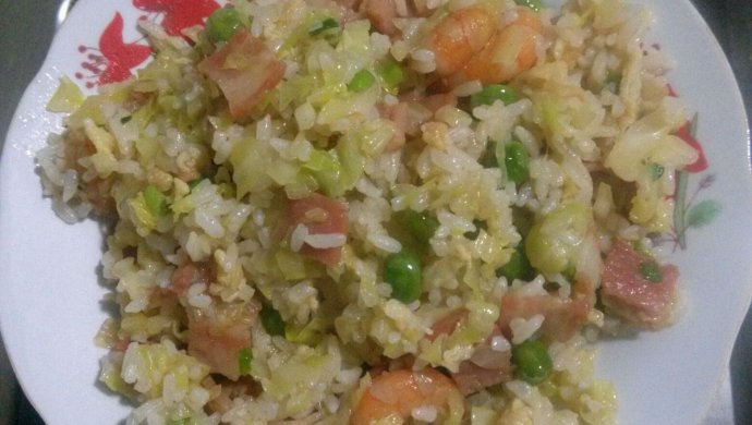培根虾仁炒饭