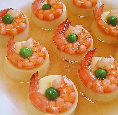 日本豆腐蒸虾仁