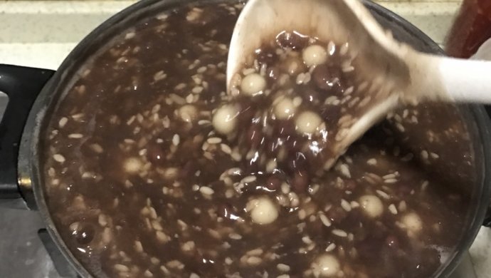 酒酿赤豆小元宵