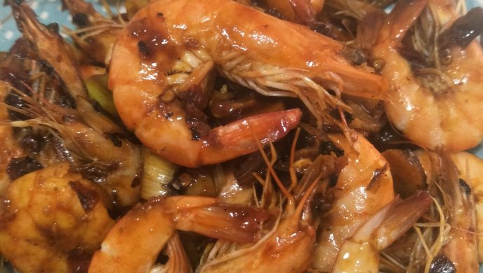 黄豆酱炒虾