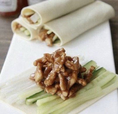 京酱肉丝卷