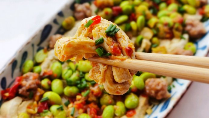 剁椒毛豆肉丸霉千张