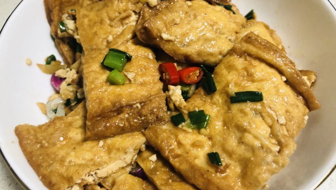 香辣豆腐皮，在家也能做出烧烤味