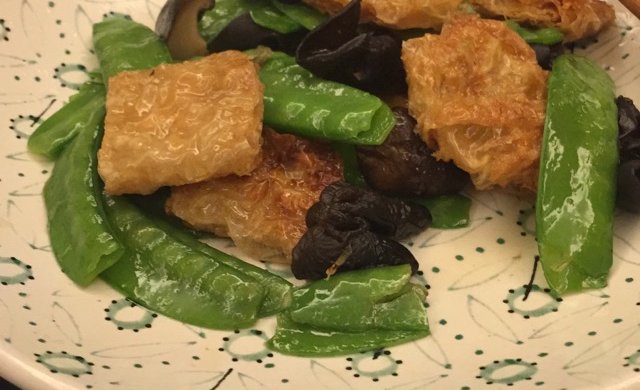 豆腐衣炒素