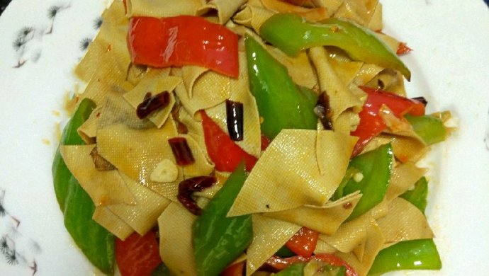 尖椒干豆腐