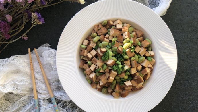 毛豆仁炒香干