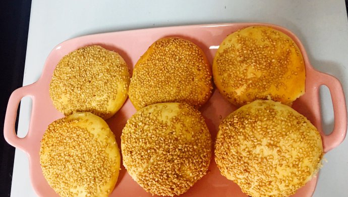 豆浆芝麻烧饼