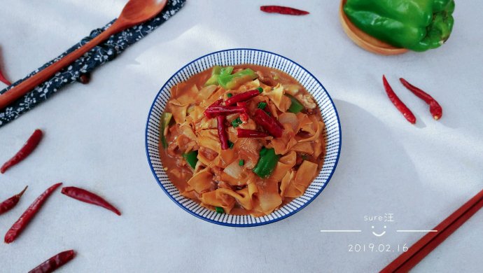 椒生蚝洋豆腐皮