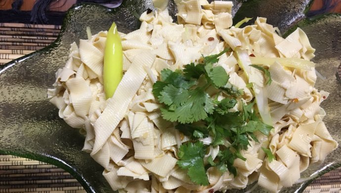 炝拌干豆腐