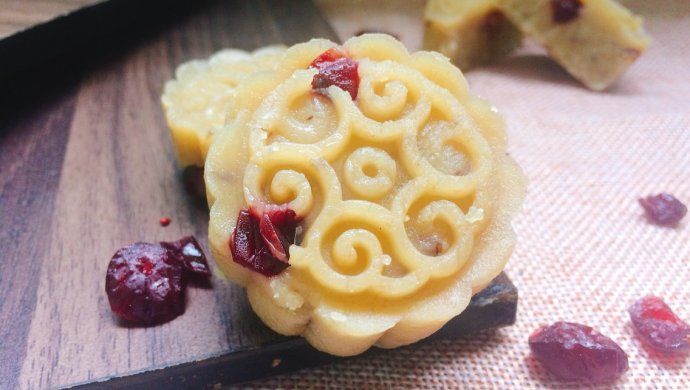 蔓越莓绿豆糕