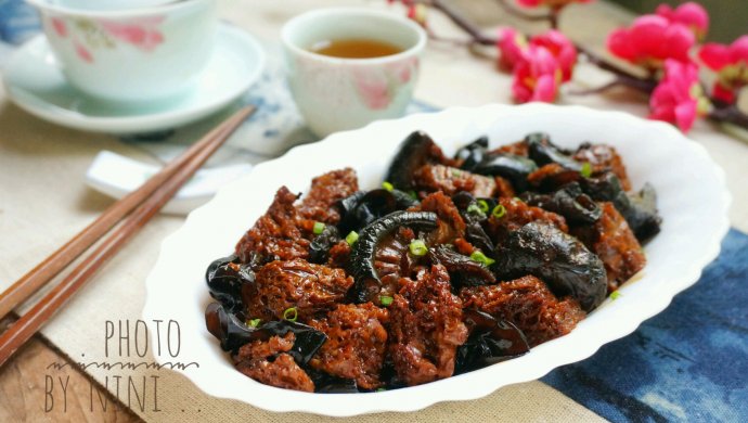 蚝油烤麸