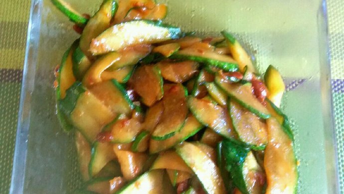 黄豆酱炒黄瓜