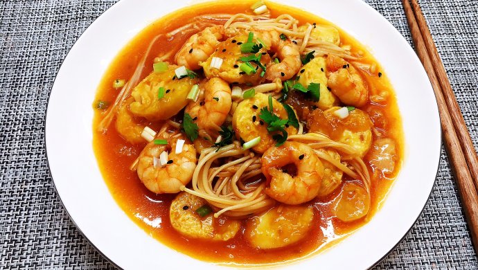 虾仁玉子豆腐