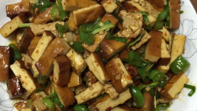 烟熏豆腐干炒肉