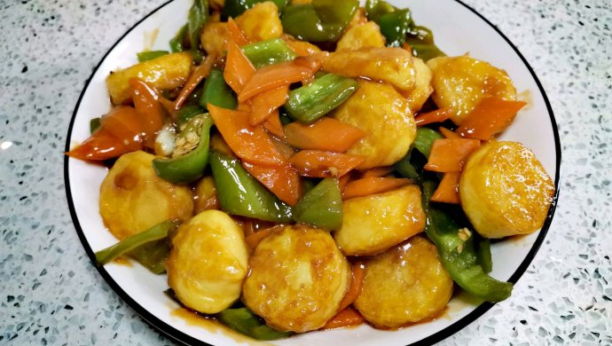 秘制糖醋日本豆腐
