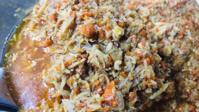 自制蟹黄酱，超鲜秃黄油