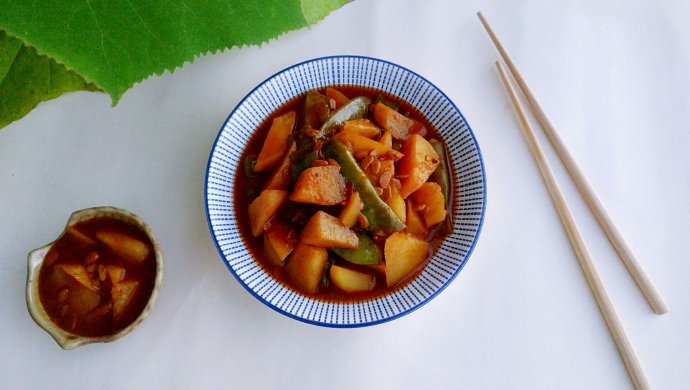 土豆油豆角