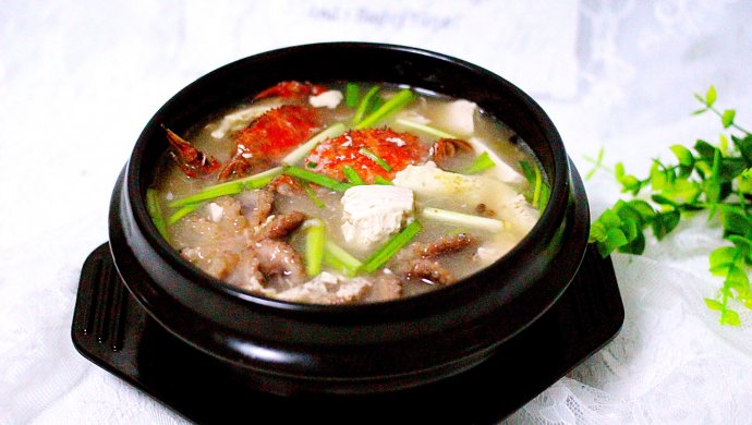 海鲜豆腐煲