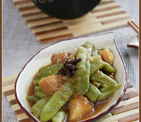 土豆炖豆角