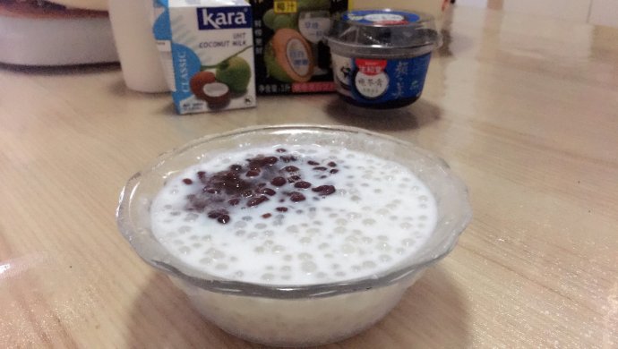 红豆西米露