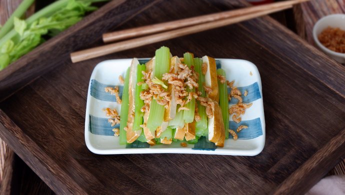 翡翠海米熏干
