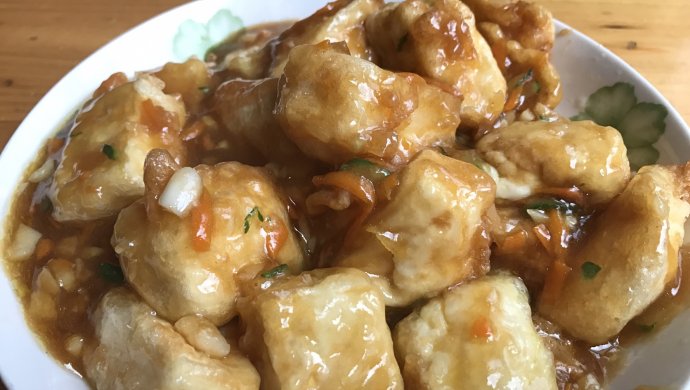 养生版脆皮豆腐