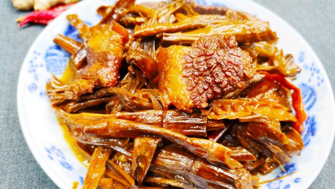 干笋焖五花肉