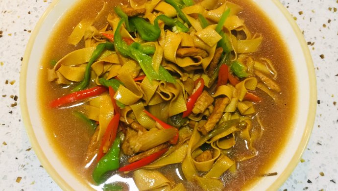 焖汁干豆腐