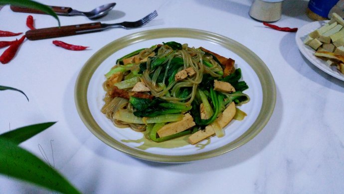 豆腐粉条塌棵菜
