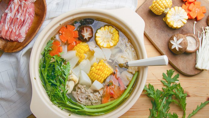 羊肉片汆萝卜